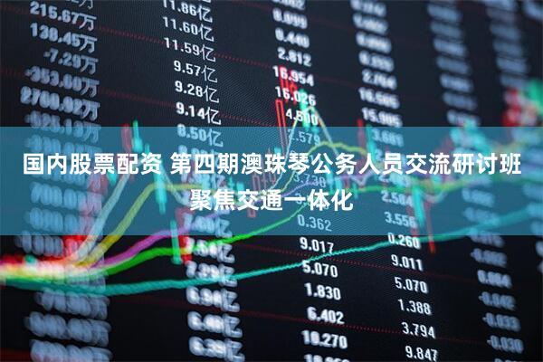 国内股票配资 第四期澳珠琴公务人员交流研讨班聚焦交通一体化